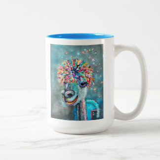 Bossy Betty 2 Alpaca med historien mugg 19r