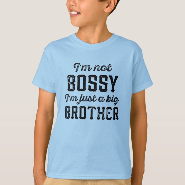 Bossy Big Brother T Shirt (Framsida)