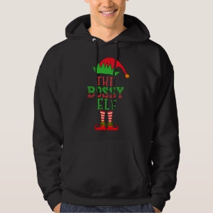 Bossy Elf-julfamiljen Matching Pajama Hoodie