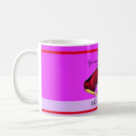 Bossy Gal Retro Magenta Kaffemugg