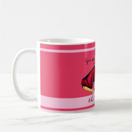 Bossy Gal Retro Rosa Kaffemugg