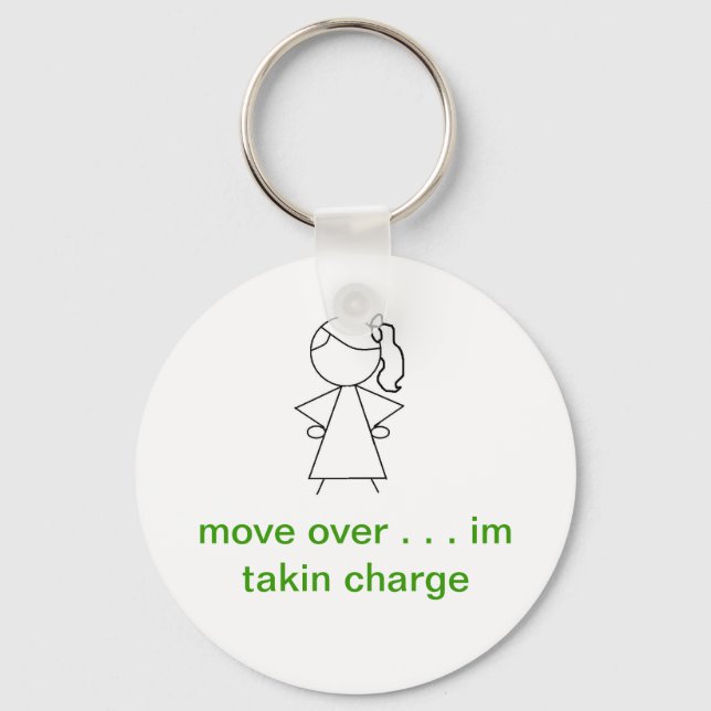 Bossy Girl Keychain Nyckelring (Framsida)