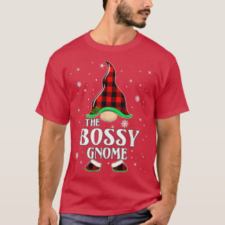 Bossy Gnome Buffalo Play Matching Family Christma T Shirt