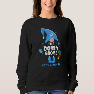 Bossy Gnome-familjen som matchar Lycklig Hanuk T Shirt