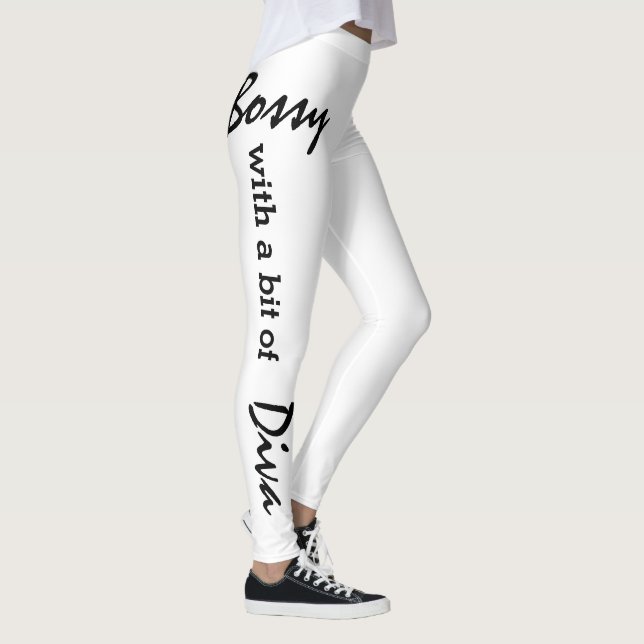 Bossy med lite Diva  Leggings (Höger)