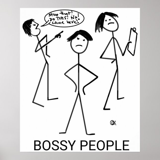 Bossy People Poster (Framsidan)