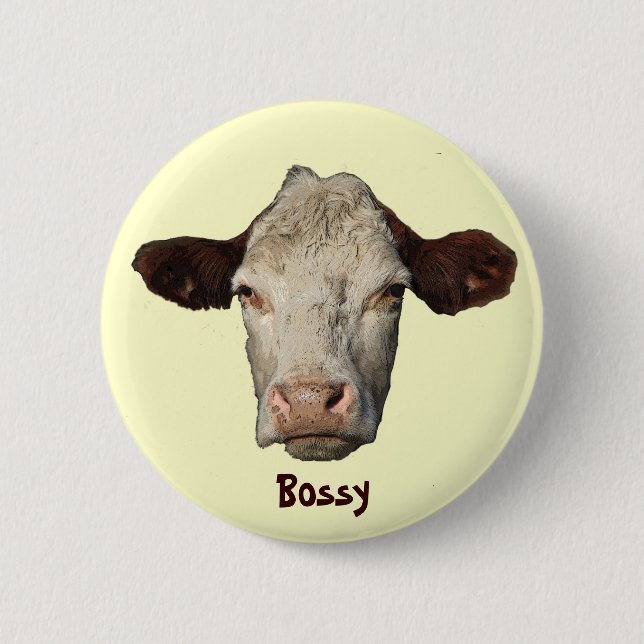 Bossy the Cow Knapp (Framsida)