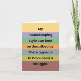 Bostäder "Bara för Roligt" Joke Kort