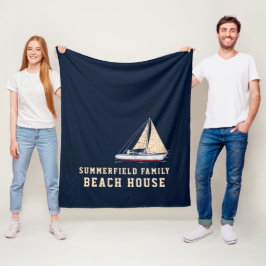 Bostäder för Anpassningsbar för Nautical Sailing F Fleecefilt