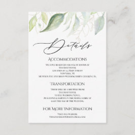 Bostäder för botaniska Löv i Grey Guld Tilläggskort