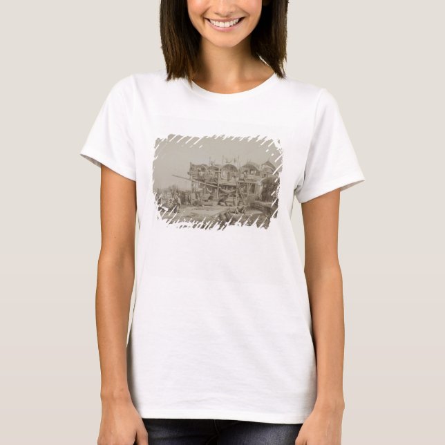 Bostäder för fattiga i Macaos inre hamn, p T Shirt (Framsida)