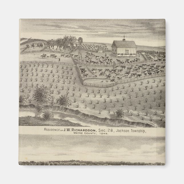 Bostäder för JW Richardson & JD McGlothlen Magnet (Framsidan)