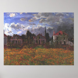 Bostäder i Argentina - Claude Monet - 1873 Poster