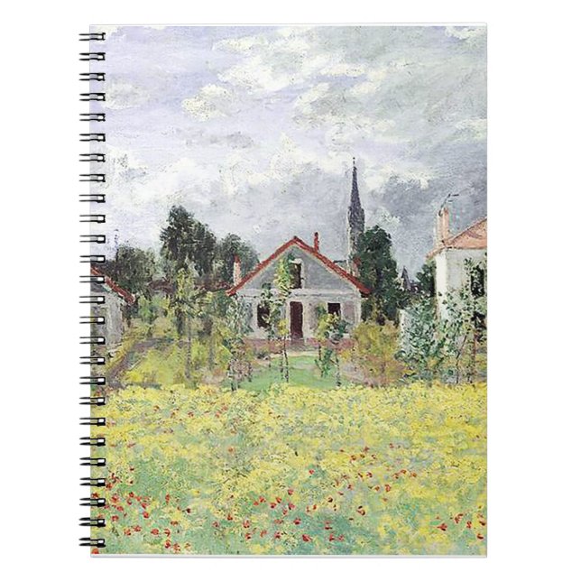 Bostäder i Argentina Claude Monet Anteckningsbok (Framsidan)