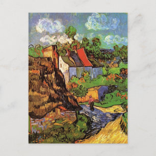 Bostäder i Auvers av Vincent van Gogh Vykort