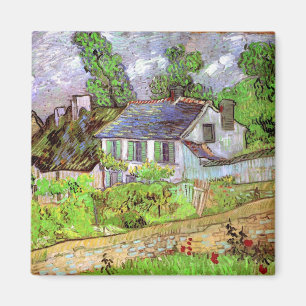 Bostäder i Auvers, Vincent van Gogh Magnet