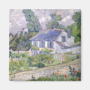 Bostäder i Auvers Vincent van Gogh Magnet