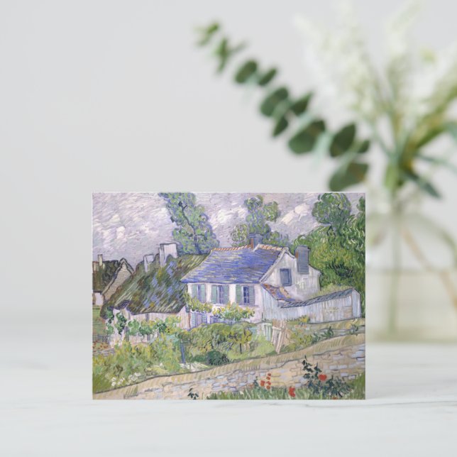 Bostäder i Auvers Vincent van Gogh Vykort (Stående Fram)