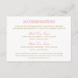 Bostäder i elegant bröllop och Guld Tilläggskort