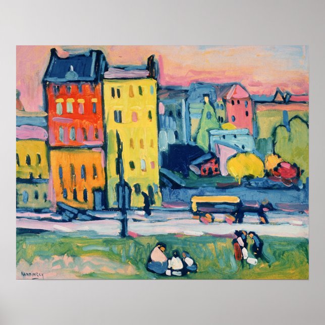 Bostäder i München 1908 Poster (Framsidan)