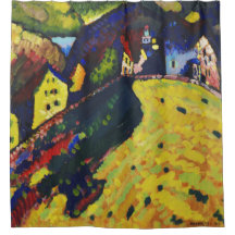 Bostäder i Murnau - Wassily Kandinsky