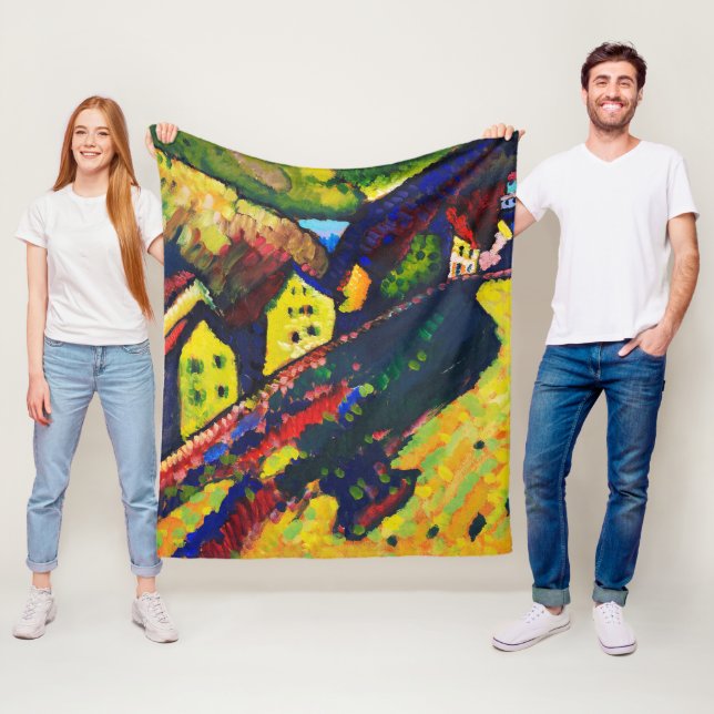 Bostäder i Murnau, Wassily Kandinsky Fleecefilt (På plats)