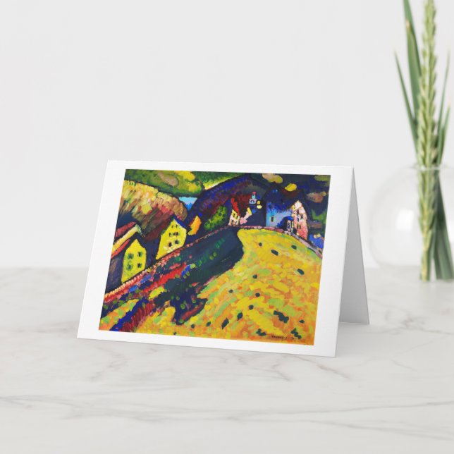 Bostäder i Murnau, Wassily Kandinsky Kort (Framsida)