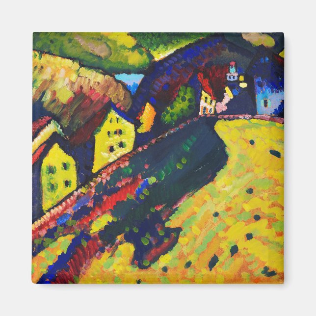 Bostäder i Murnau, Wassily Kandinsky Magnet (Framsidan)