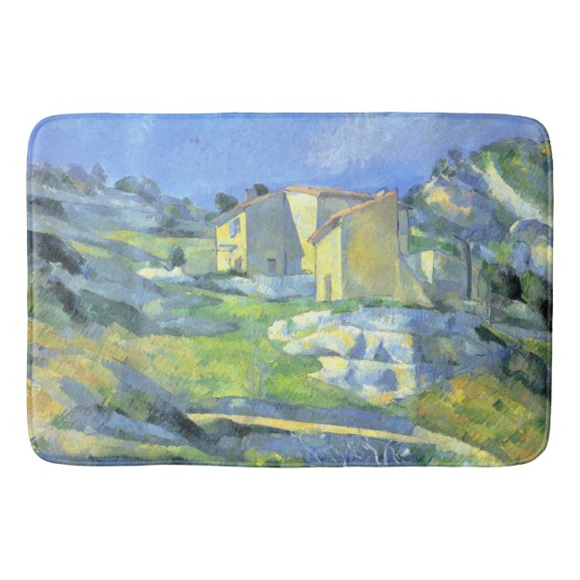 Bostäder i Provence Paul Cezanne Badrumsmatta (Framsidan)