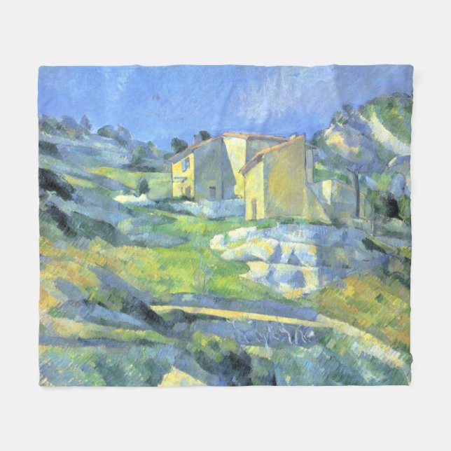 Bostäder i Provence Paul Cezanne Fleecefilt (Framsidan (Horisontell))