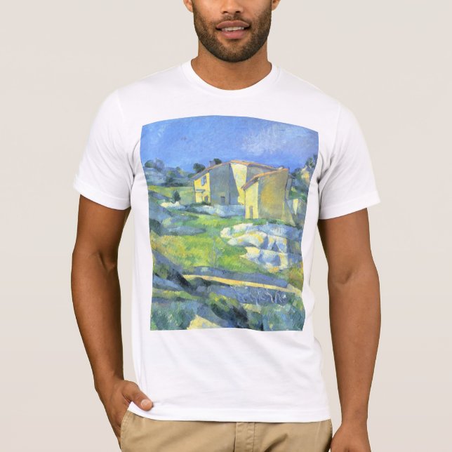 Bostäder i Provence Paul Cezanne T Shirt (Framsida)