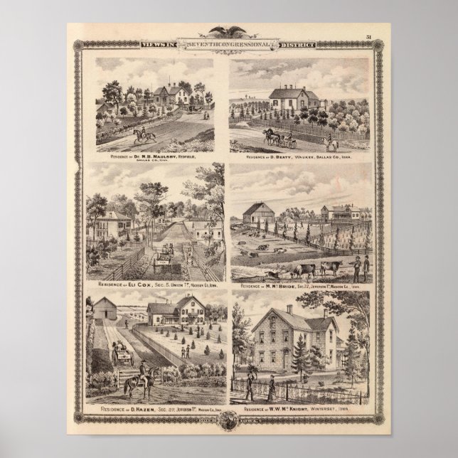 Bostäder i Redfield Poster (Framsidan)