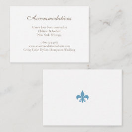 Bostäder i ReEmergency Fleur de Lis Bröllop Tilläggskort