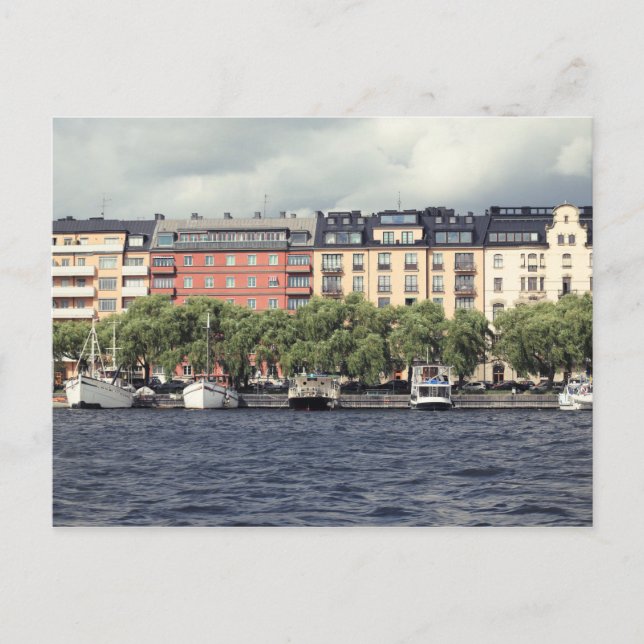 Bostäder i Stockholm Vykort (Framsida)