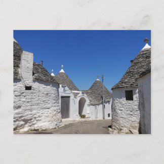 Bostäder i Trulli i Alberobello, vykort för Apulie