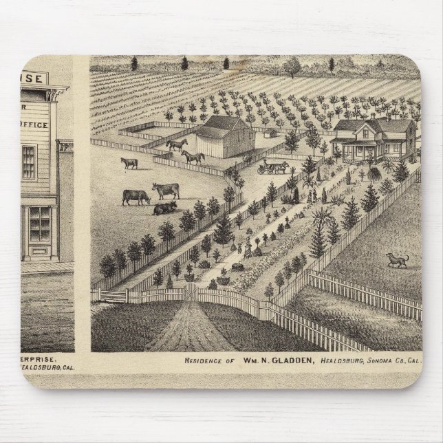 Bostäder i Wm N Gladden och Ina B Miller Musmatta (Framsidan)