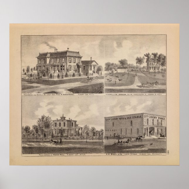 Bostäder, Minnesota 6 Poster (Framsidan)