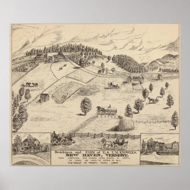 Bostäder och anläggningar i New Haven Poster (Framsidan)