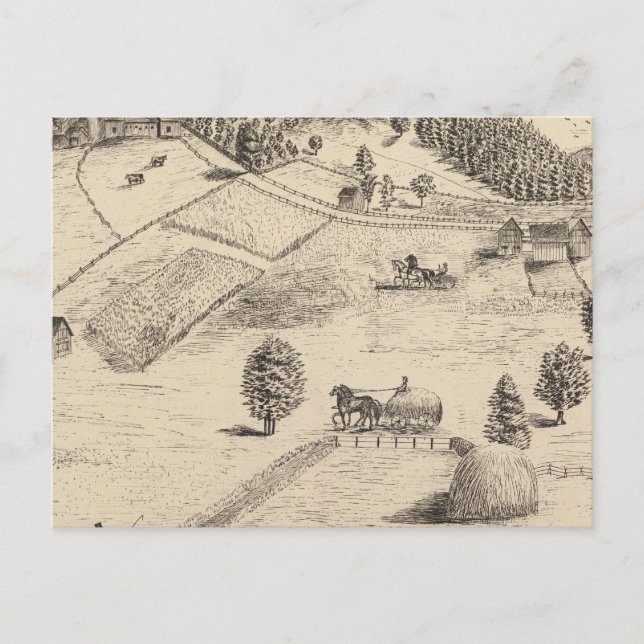 Bostäder och anläggningar i New Haven Vykort (Framsida)