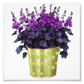 Bostäder och blommor" Nyckel Vocabu Fototryck