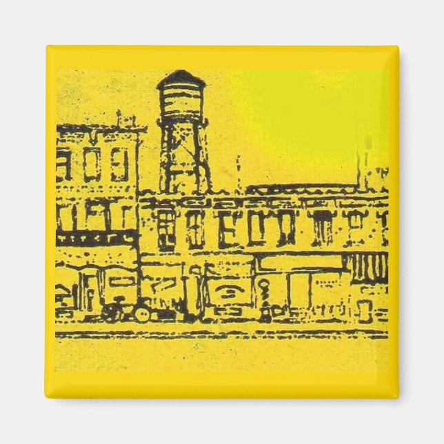 Bostäder och bostäder i Yellowville och vatten tor Magnet (Framsidan)