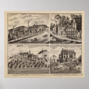 Bostäder och bryggerier i Rochester, Minnesota Poster
