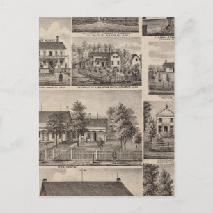 Bostäder och Byggnad, Owatonna, Minnesota Vykort