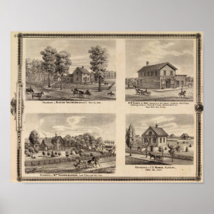 Bostäder och lager i Polk County Poster