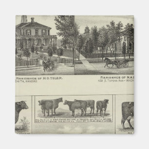 Bostäder och Lagrar Farm, Wichita, Kansas Magnet