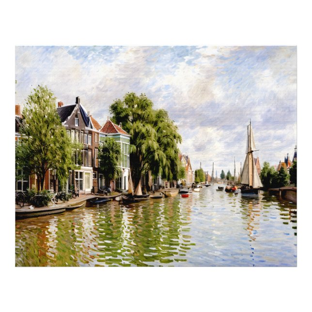 Bostäder på Achterzaan Fototryck (Framsidan)