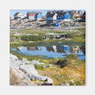 Bostäder på Grönland Magnet