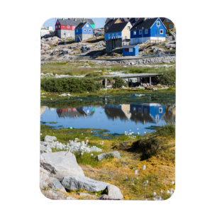 Bostäder på Grönland Magnet