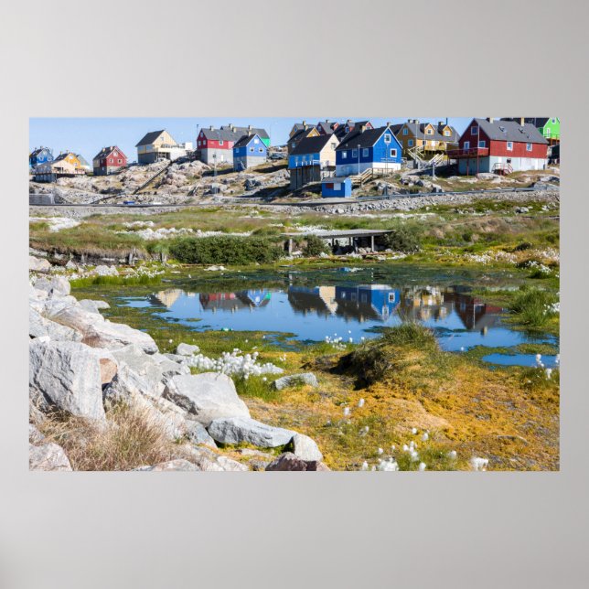 Bostäder på Grönland Poster (Framsidan)