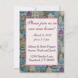 Bostäder på Party-kortet för hushållsarbete i Back Spara Datumet